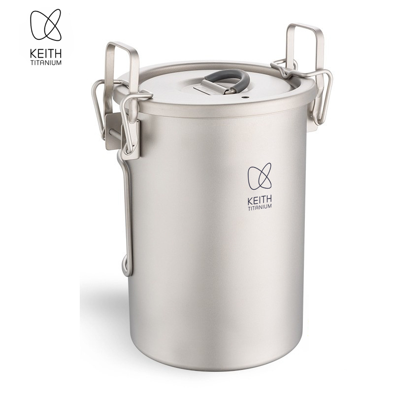 Camping Cooking Pot - Panela de Arroz KEITH em Titânio