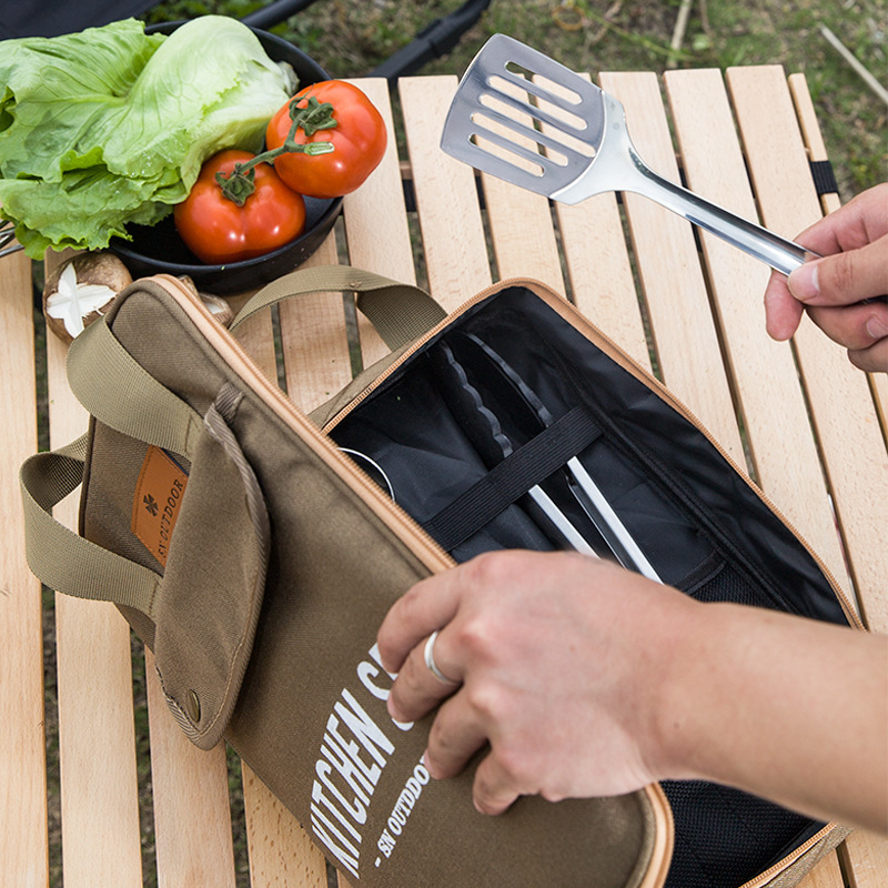 Camping Cooking Full Set - Conjunto de Utensílios de Cozinha para