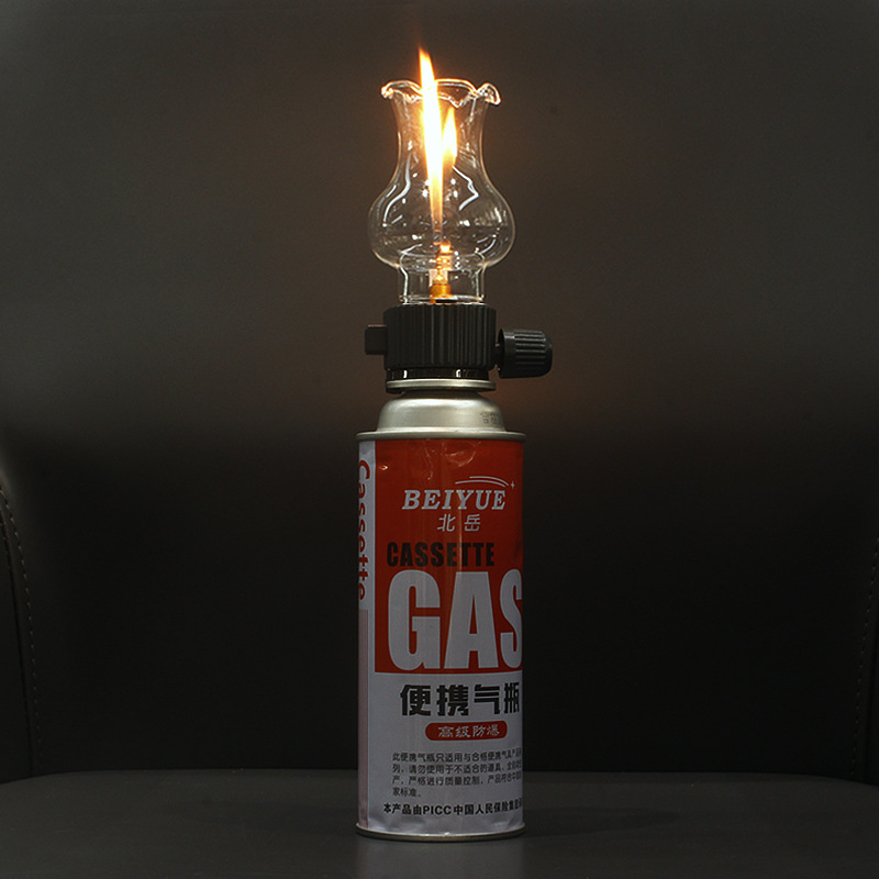 Camping Cooking Light - Cabeça de cilindro de gás para