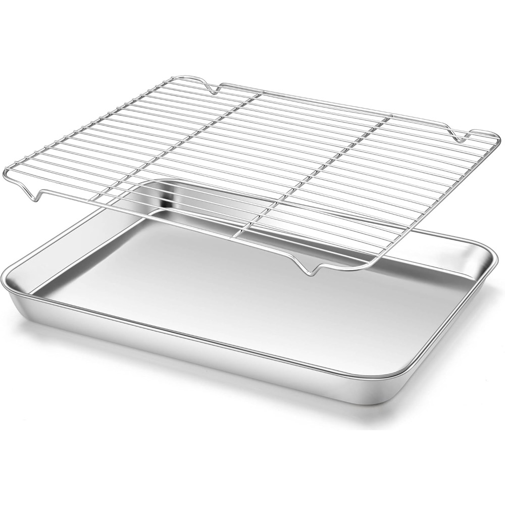 Camping Cooking Tray - Assadeira multifuncional com rack de arame,