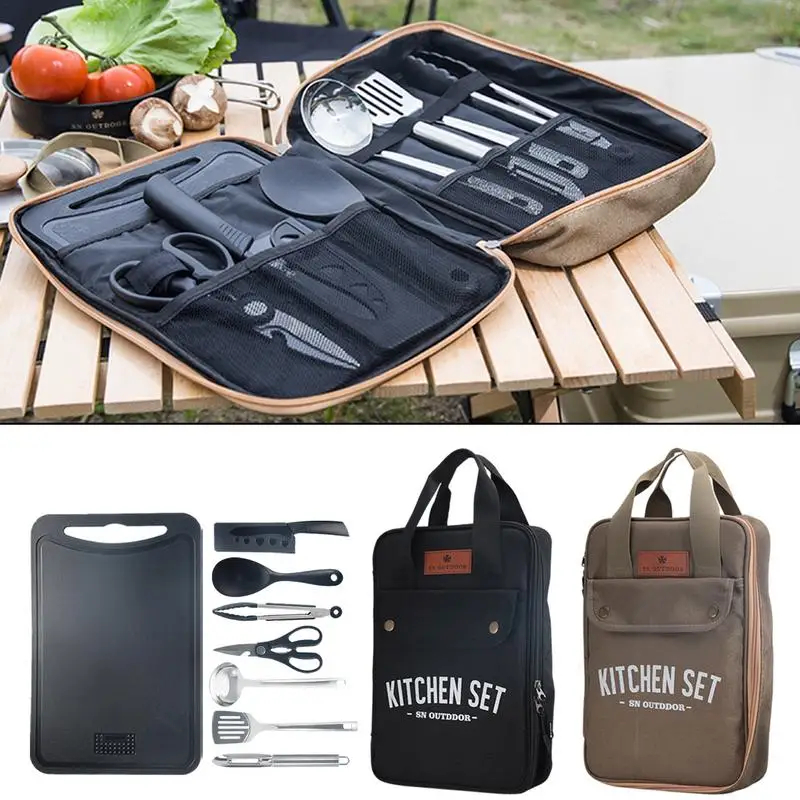 Camping Cooking Full Set - Conjunto de Utensílios de Cozinha para