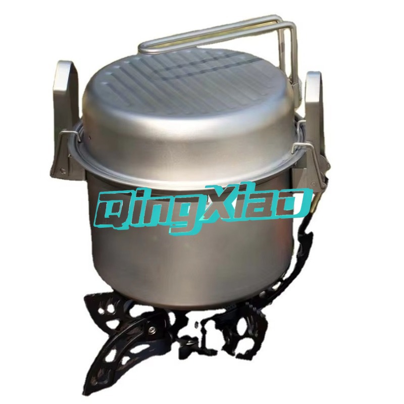 Camping Cooking Pot - Panela Multifuncional de Aço Inoxidável 304