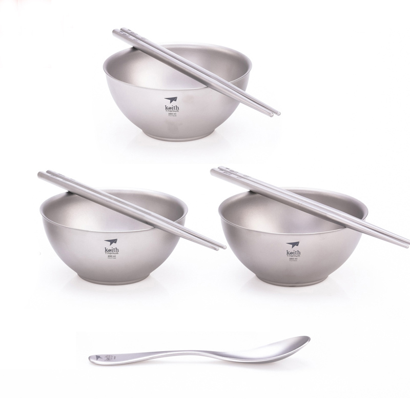 Camping Cooking Kit Box - Conjunto de cozinha Keith, tigela de