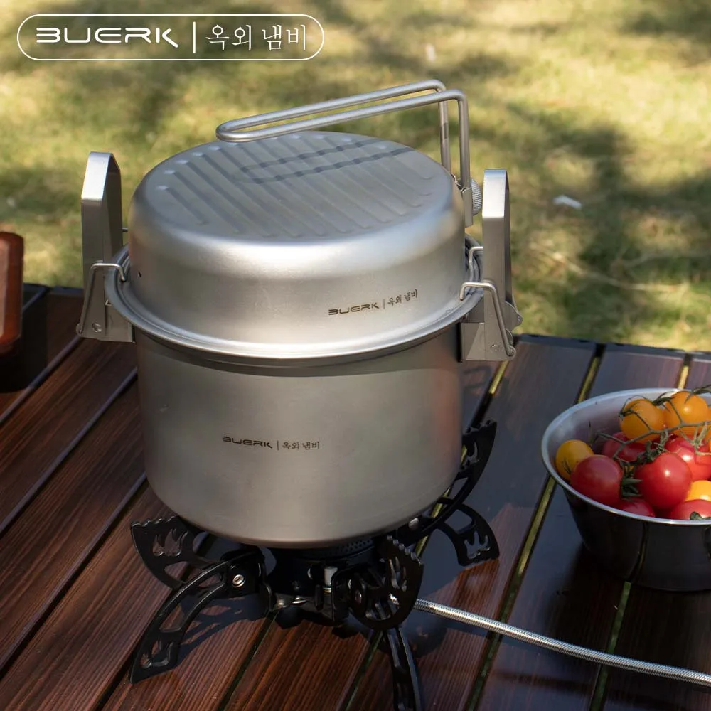 Camping Cooking Pot - Panela multifuncional para cozinhar e fritar,