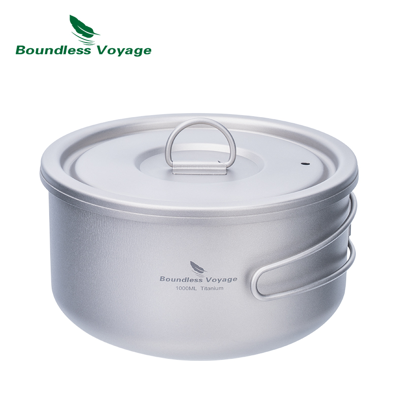 Camping Cooking Pot - Pote de acampamento de titânio Boundless
