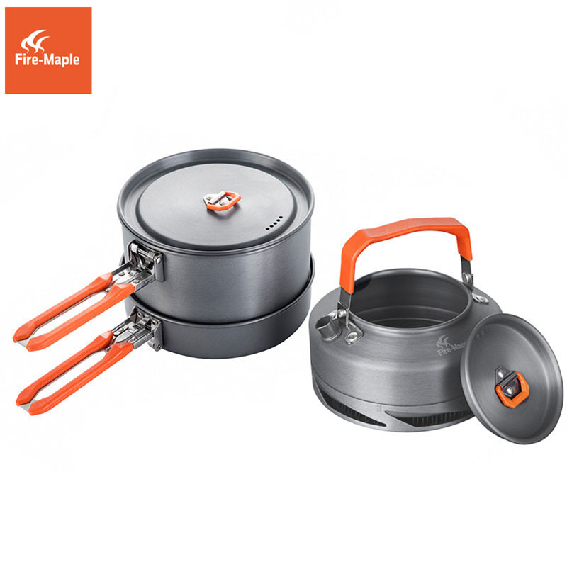 Camping Cooking Ware Set - Fire Maple-Camping Panelas, Utensílios, Pratos, Acampamento