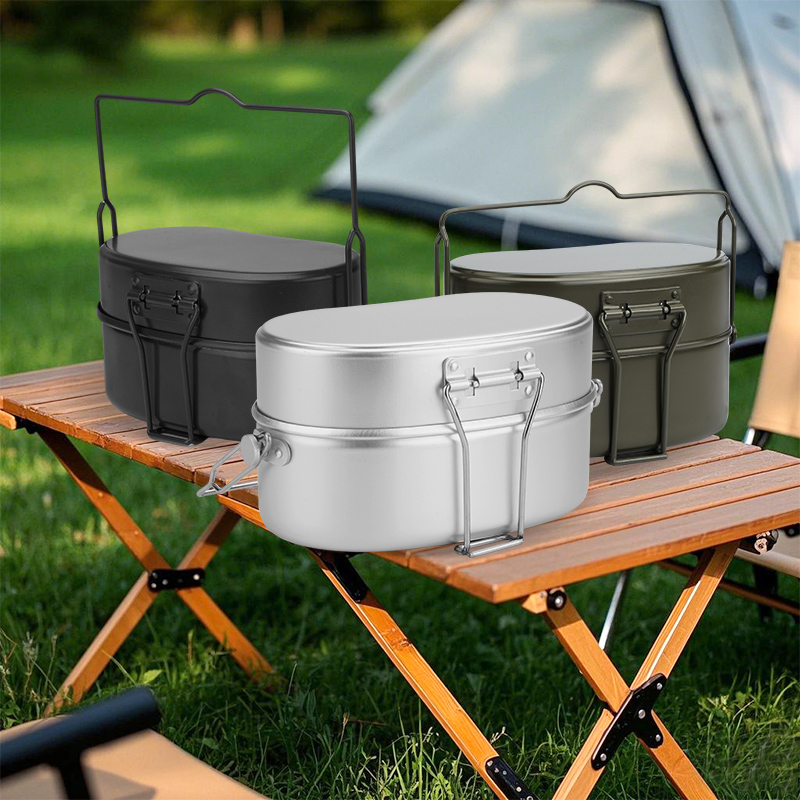 Camping Cooking Kit Box - Kit de acampamento ao ar livre
