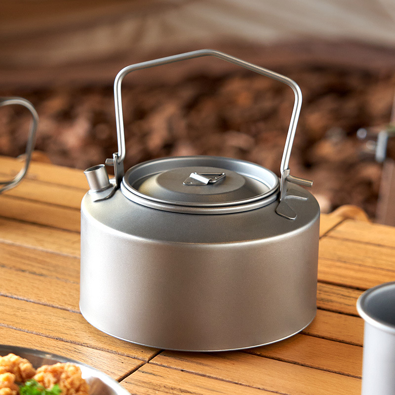 Camping Cooking Pot - Chaleira de titânio para cozinhar água