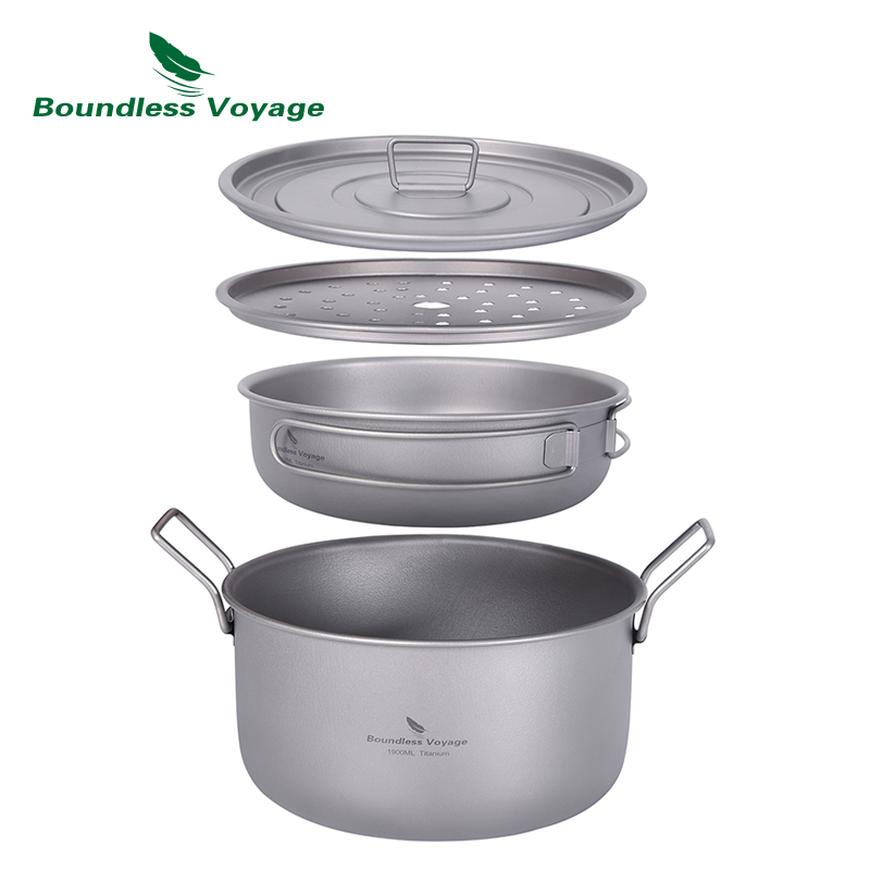 Camping Cooking Ware Set - Boundless viagem acampamento cozinhar pote multifuncional