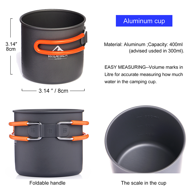 Widesea acampamento ultra-leve - Camping Cooking Kit Box avaliação e preço