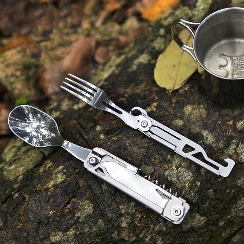 Conjunto de Garfo e Colher Mul - Camping Cooking Kit Box avaliação e preço