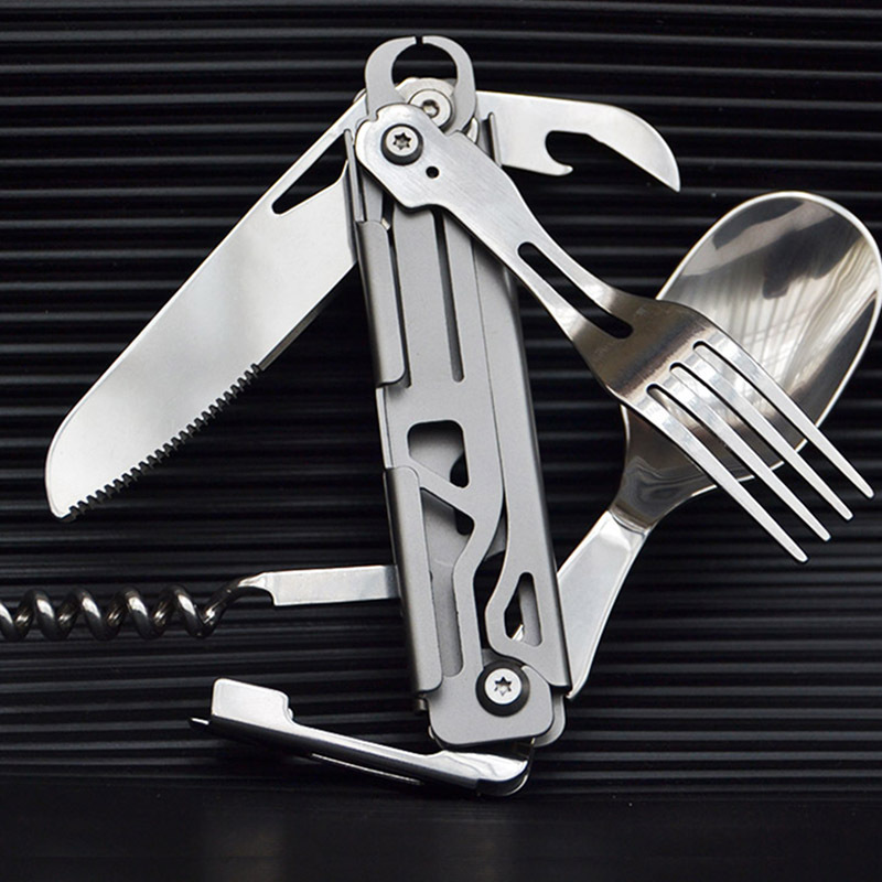 Conjunto de Garfo e Colher Mul - Camping Cooking Kit Box avaliação e preço