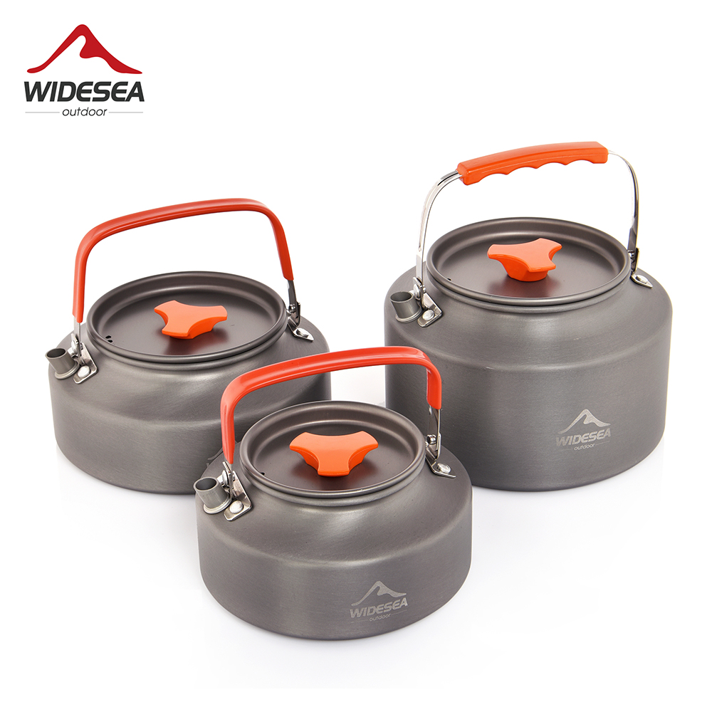 Widesea-Camping Chaleira, 1.1L - Camping Cooking Full Set avaliação e preço