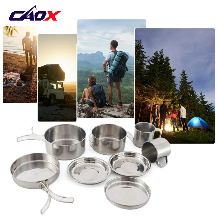 Conjunto de Utensílios de Camp - Camping Cooking Ware Set avaliação e preço