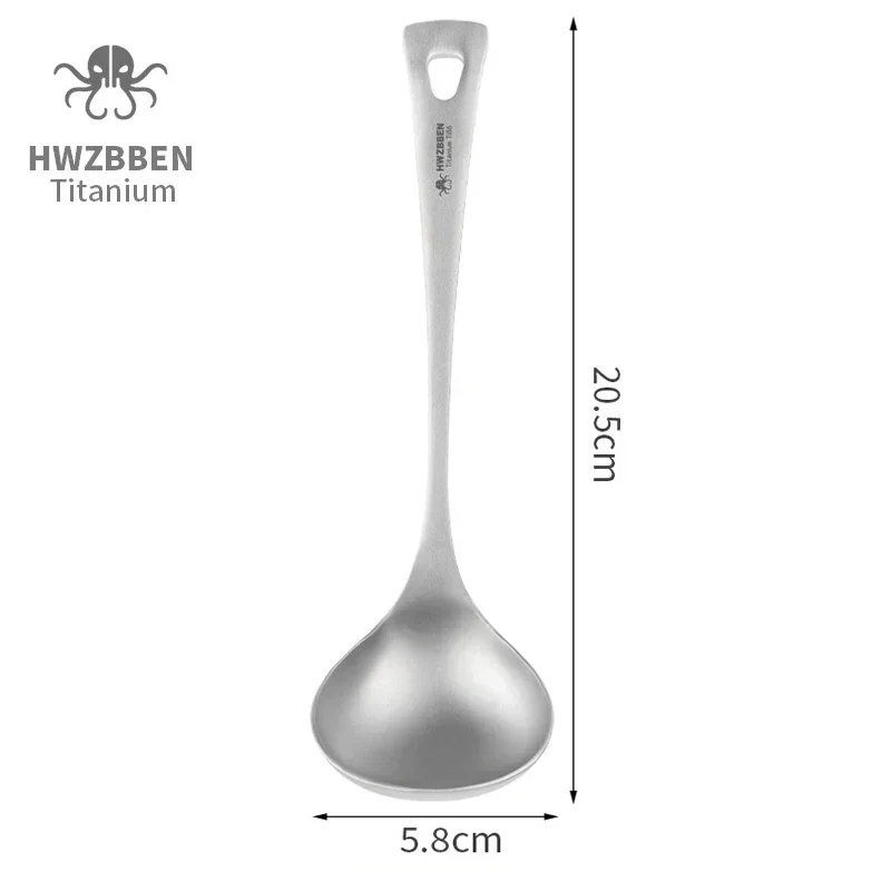 HWZBBEN-Colheres De Sopa De Ti - Camping Cooking Kit avaliação e preço