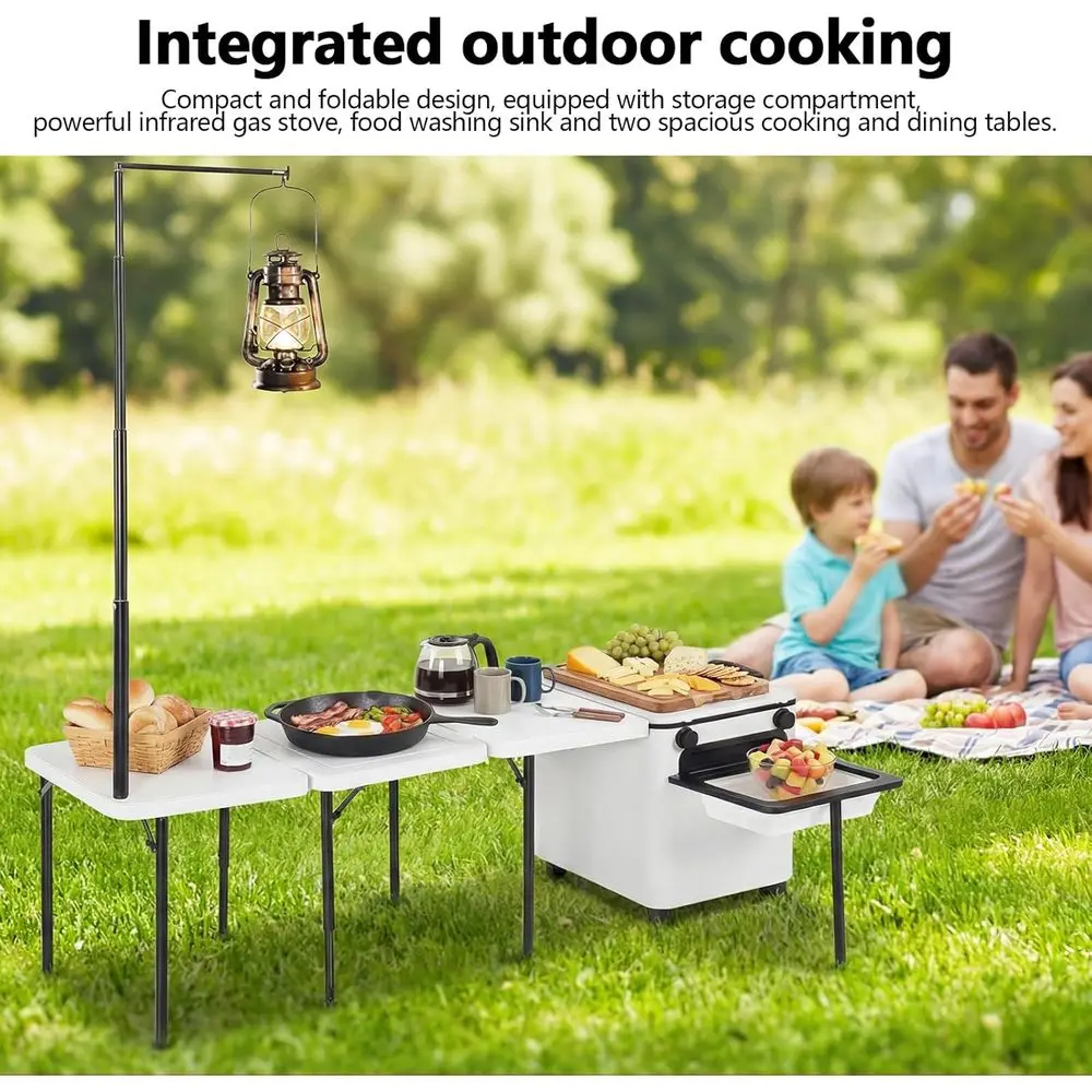 Carrinho de Churrasco Portátil - Camping Cooking Light avaliação e preço