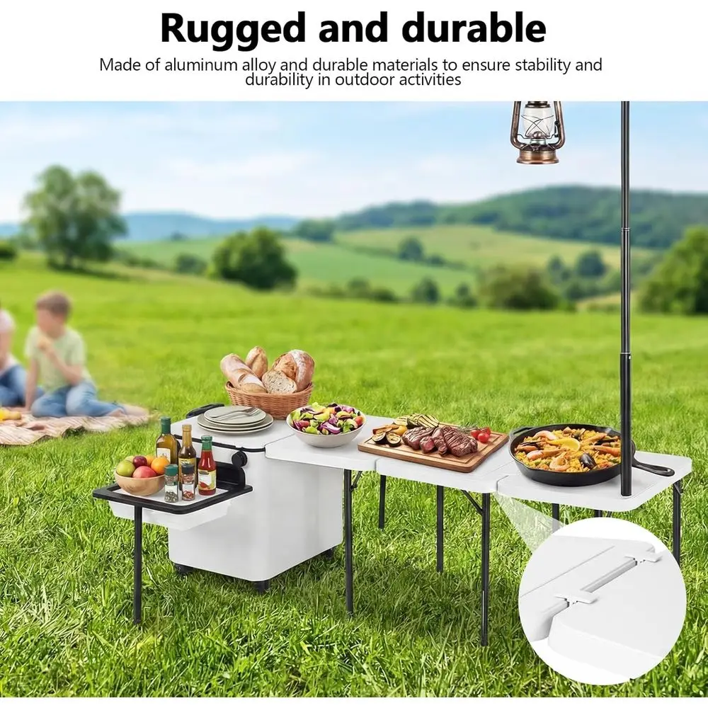 Carrinho de Churrasco Portátil - Camping Cooking Light avaliação e preço