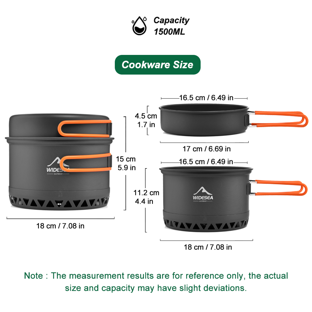Utensílios de mesa para acampa - Camping Cooking Full Set avaliação e preço