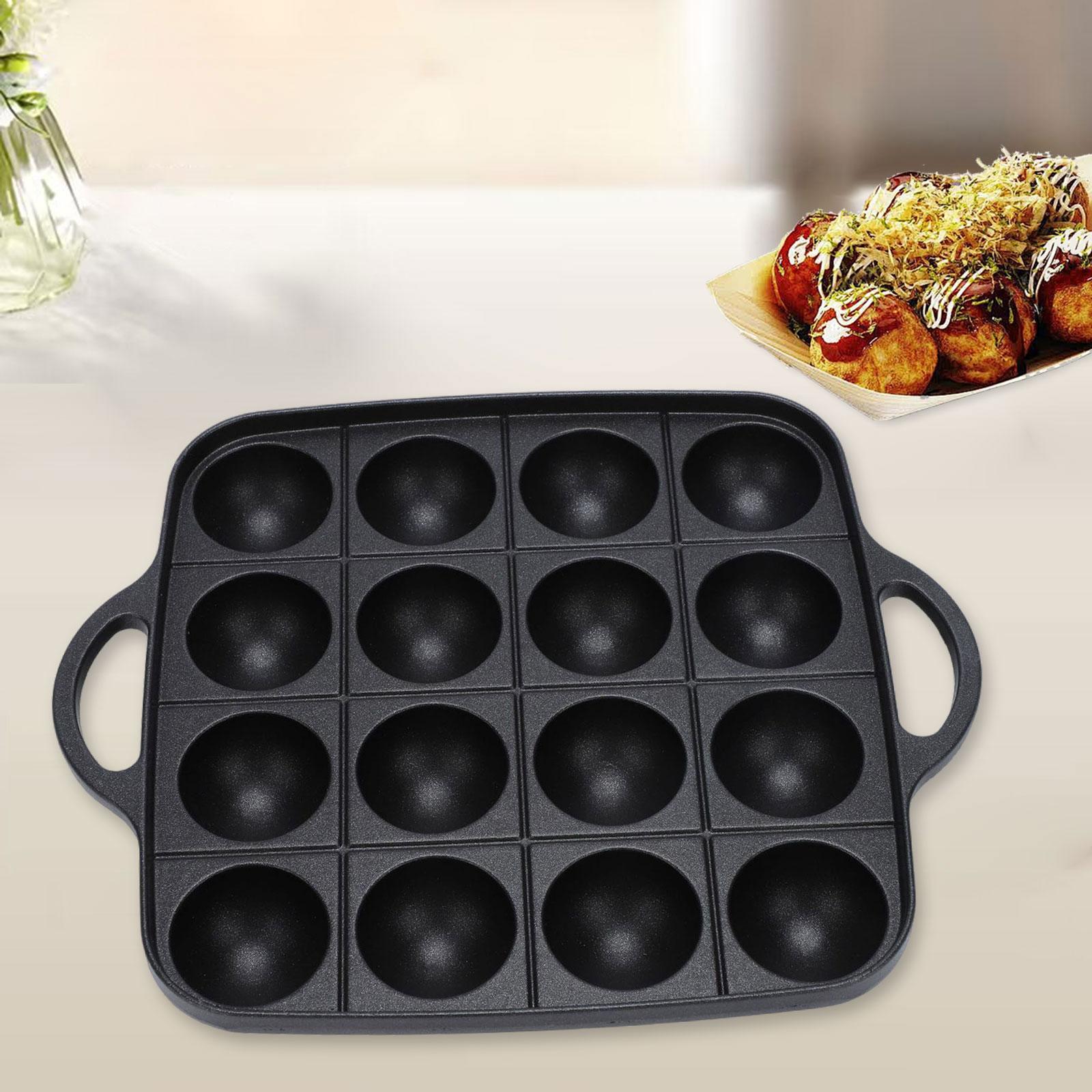 Takoyaki grill pan 16 cavidade - Camping Cooking Cast Iron avaliação e preço