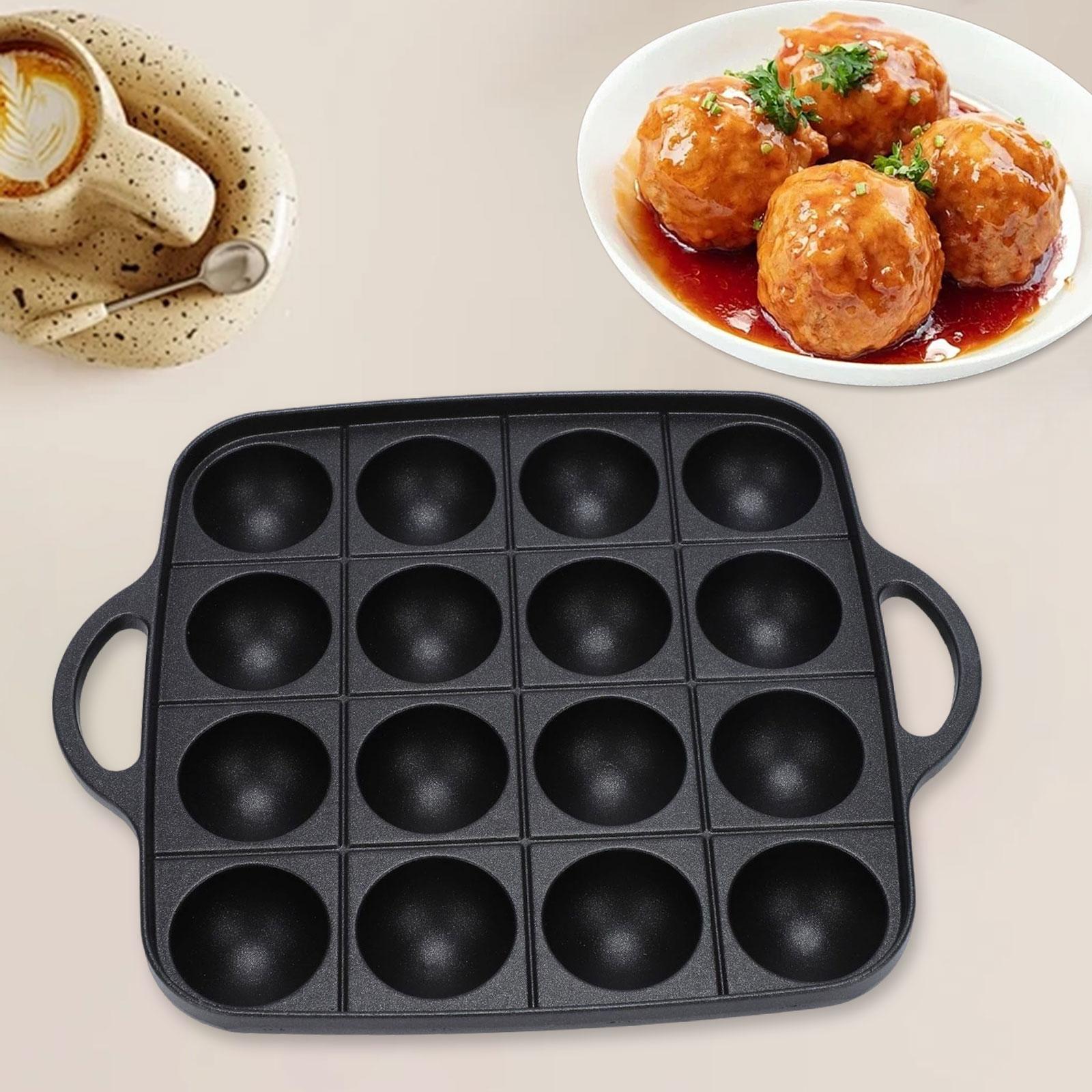 Takoyaki grill pan 16 cavidade - Camping Cooking Cast Iron avaliação e preço