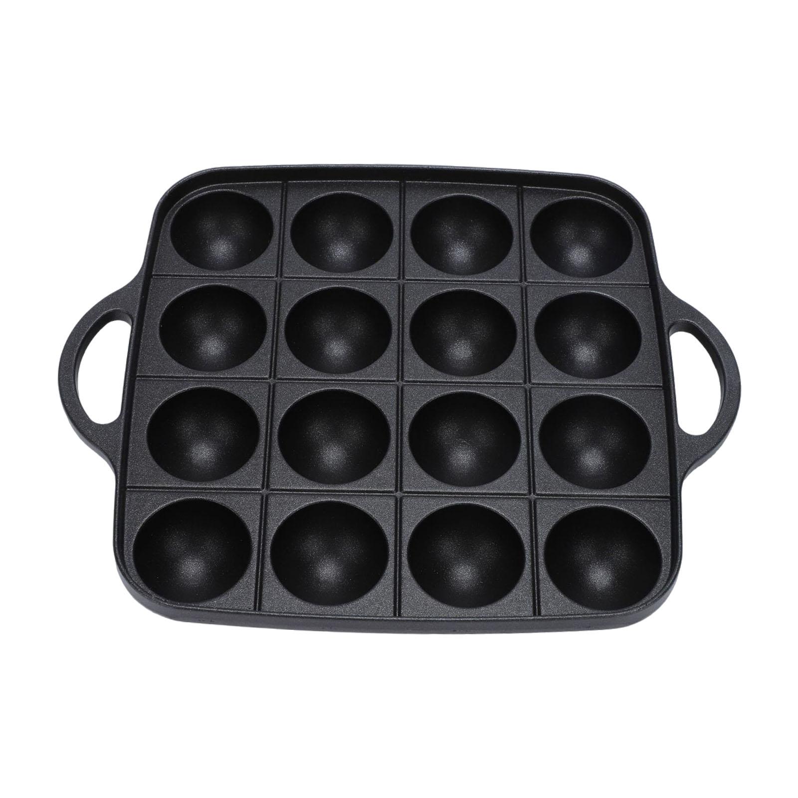 Takoyaki grill pan 16 cavidade - Camping Cooking Cast Iron avaliação e preço