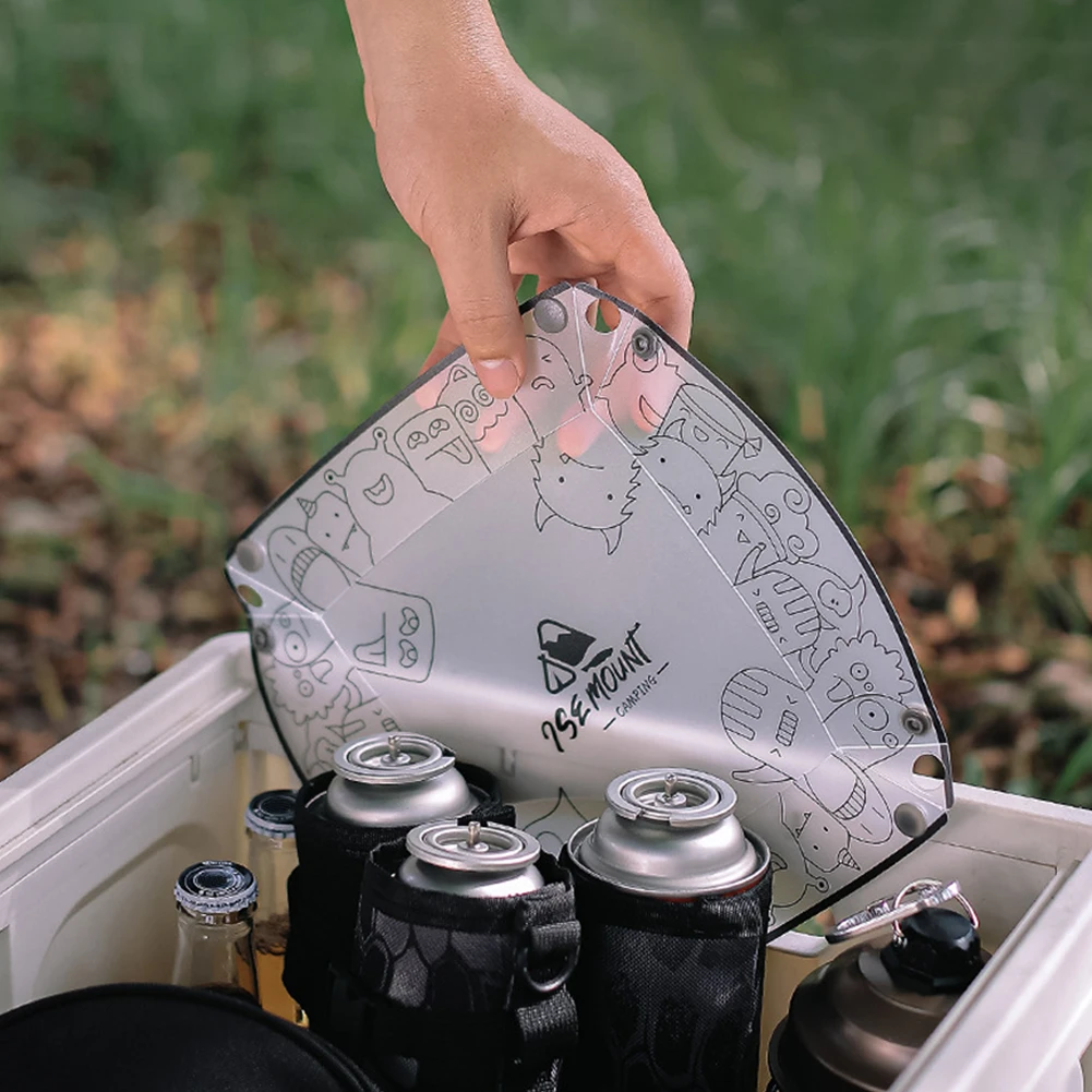 PP dobrável louça portátil aca - Camping Cooking Tray avaliação e preço