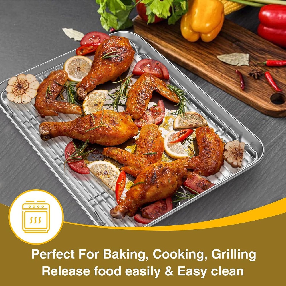 Assadeira multifuncional com r - Camping Cooking Tray avaliação e preço