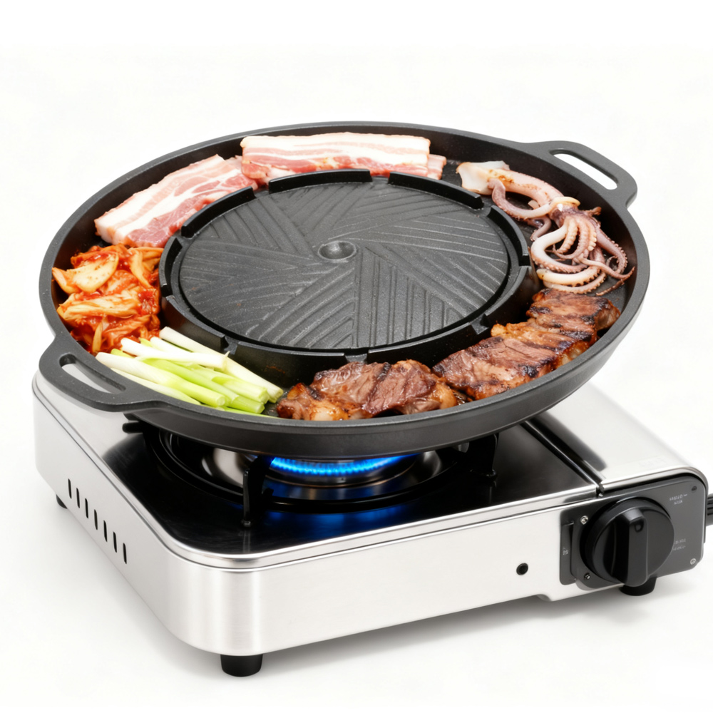 Kosun coreano churrasqueira pa - Camping Cooking Griddle avaliação e preço