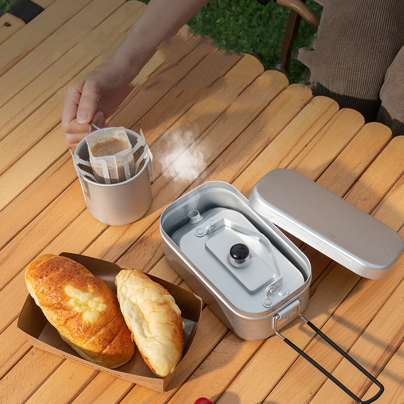 Ultraleve Portátil Picnic Chal - Camping Cooking Ware Set avaliação e preço
