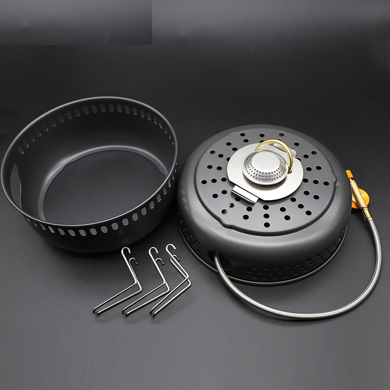 Fogão a gás de acampamento fog - Camping Cooking Ware Set avaliação e preço