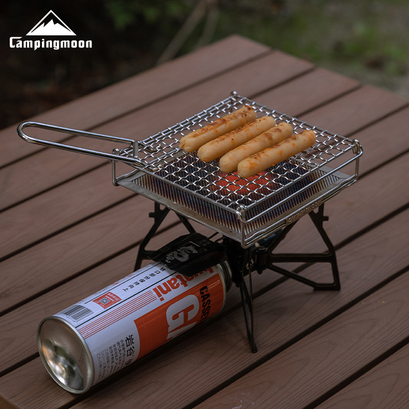 CAMPINGMOON Grelha Dobrável de - Camping Cooking Griddle avaliação e preço