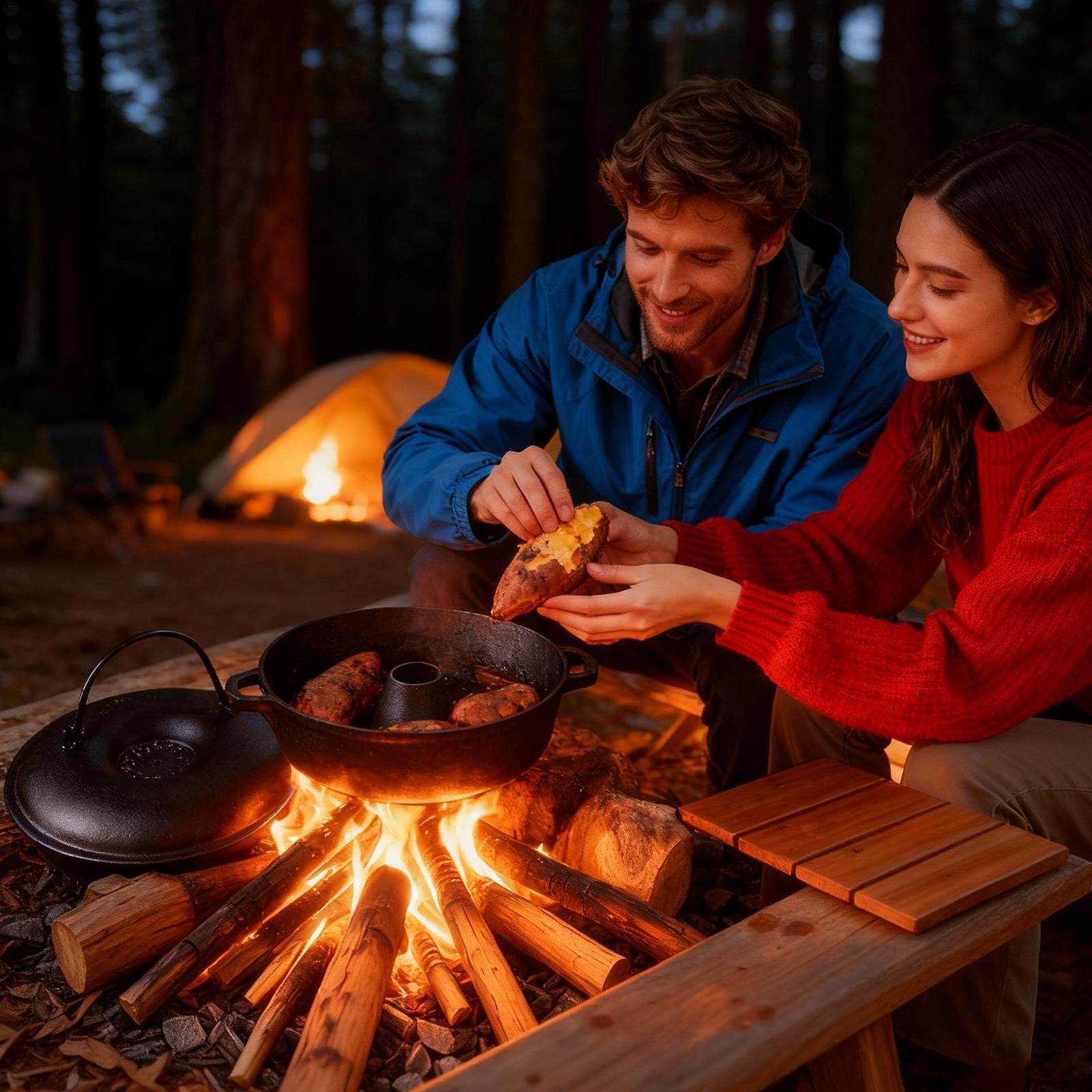 Caldeirão de ferro fundido par - Camping Cooking Cast Iron avaliação e preço