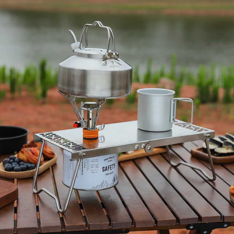 Mesa de Chá Portátil Mini para - Camping Cooking Griddle avaliação e preço