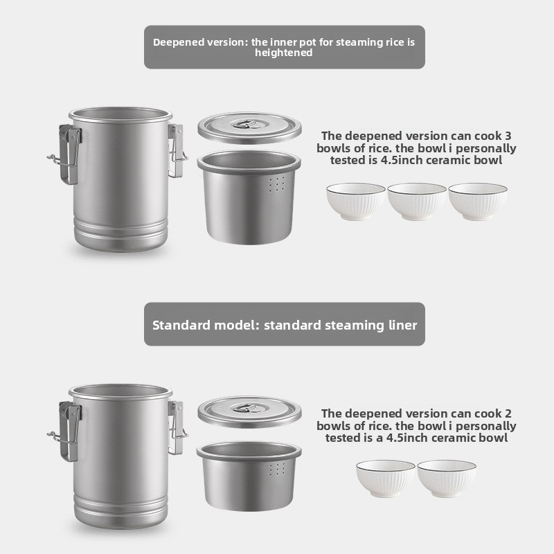 Panela Multifuncional para Arr - Camping Cooking Pot avaliação e preço