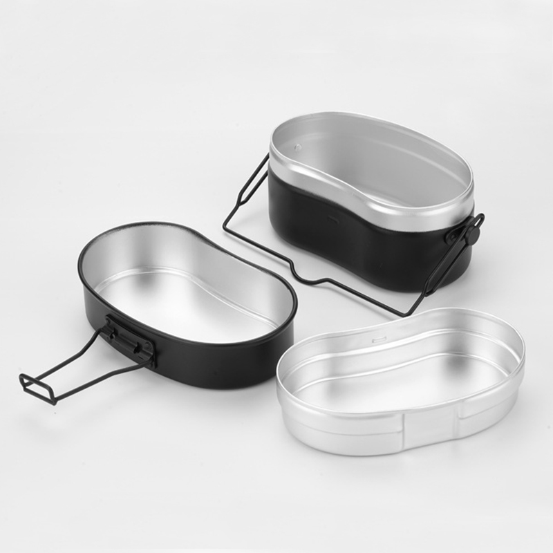 Lancheira de alumínio panelas  - Camping Cooking Kit Box avaliação e preço