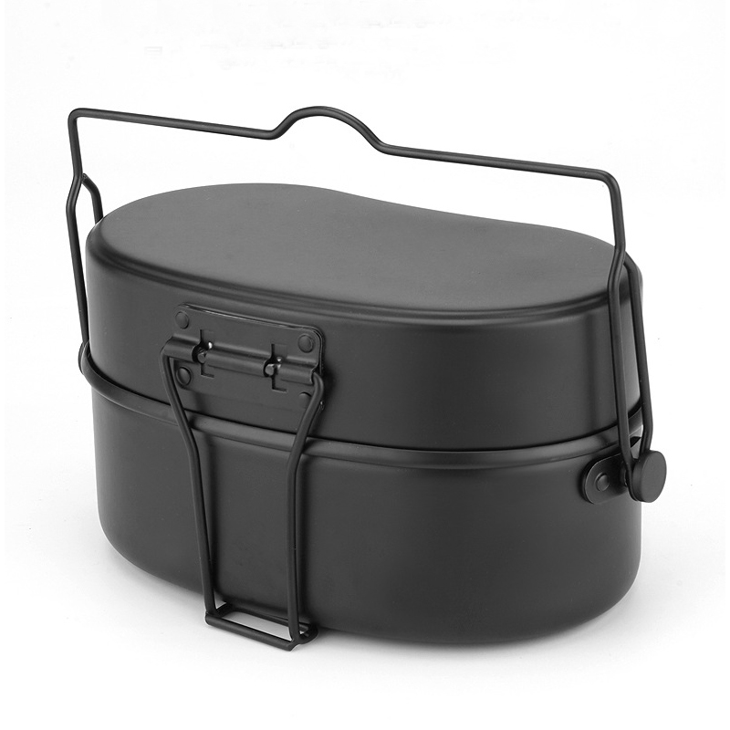 Lancheira de alumínio panelas  - Camping Cooking Kit Box avaliação e preço