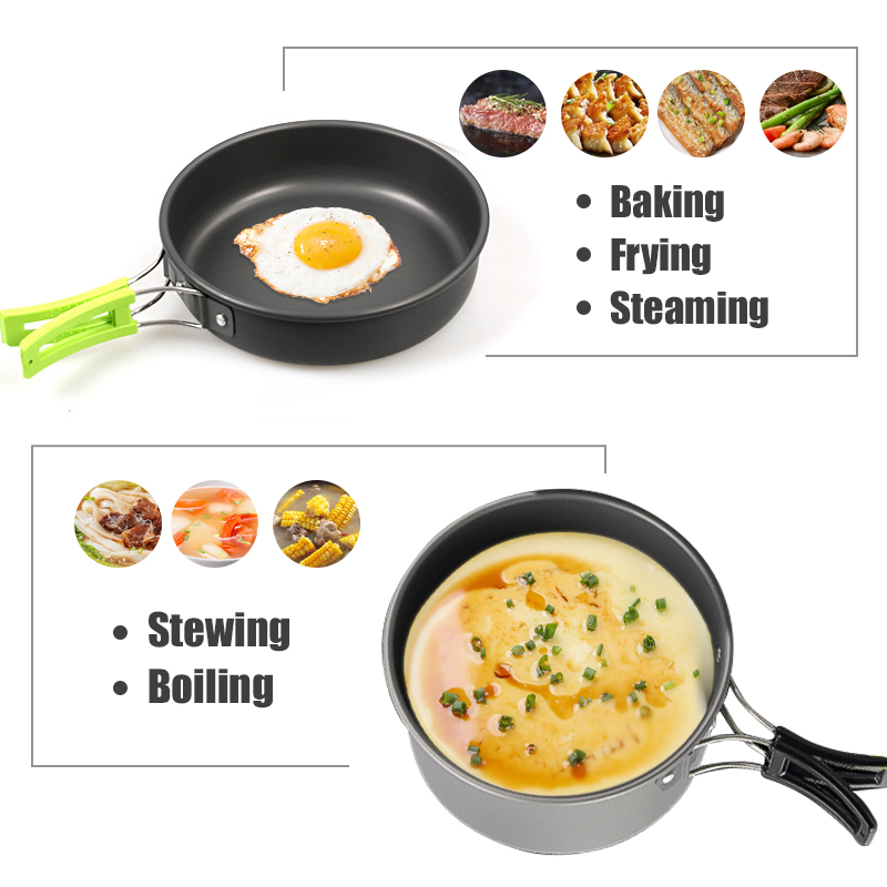 Westtune kit de panelas de aca - Camping Cooking Griddle avaliação e preço
