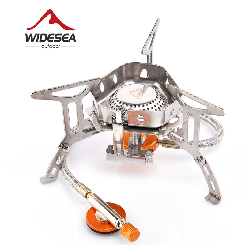 Fogão a gás portátil à prova d - Camping Cooking Gas Canister avaliação e preço