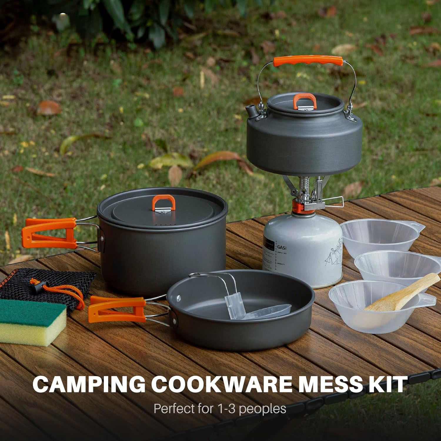 Conjunto de Utensílios de Cozi - Camping Cooking Backpack avaliação e preço