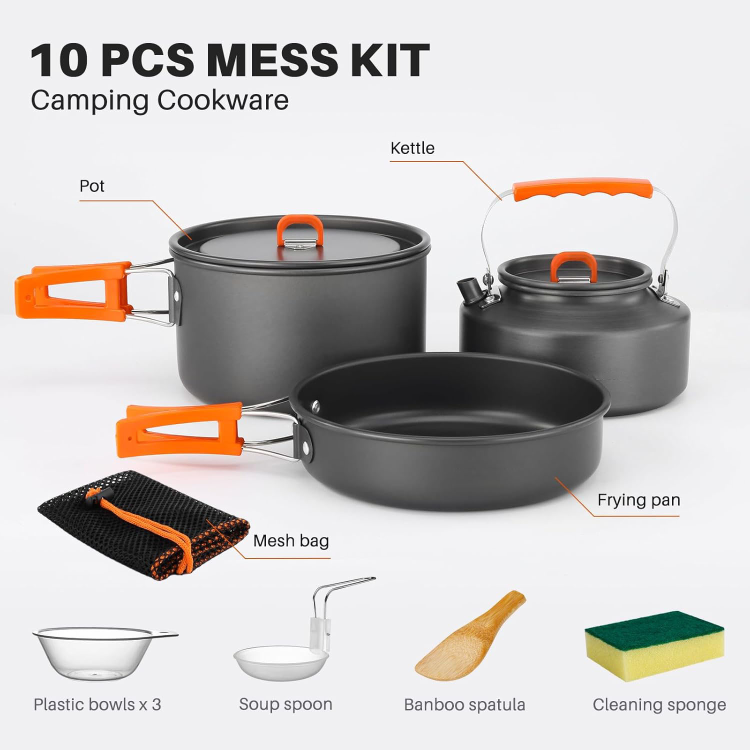 Conjunto de Utensílios de Cozi - Camping Cooking Backpack avaliação e preço