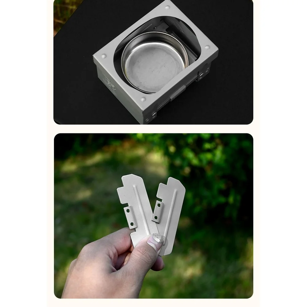 Fogão portátil dobrável a lenh - Camping Cooking Tray avaliação e preço