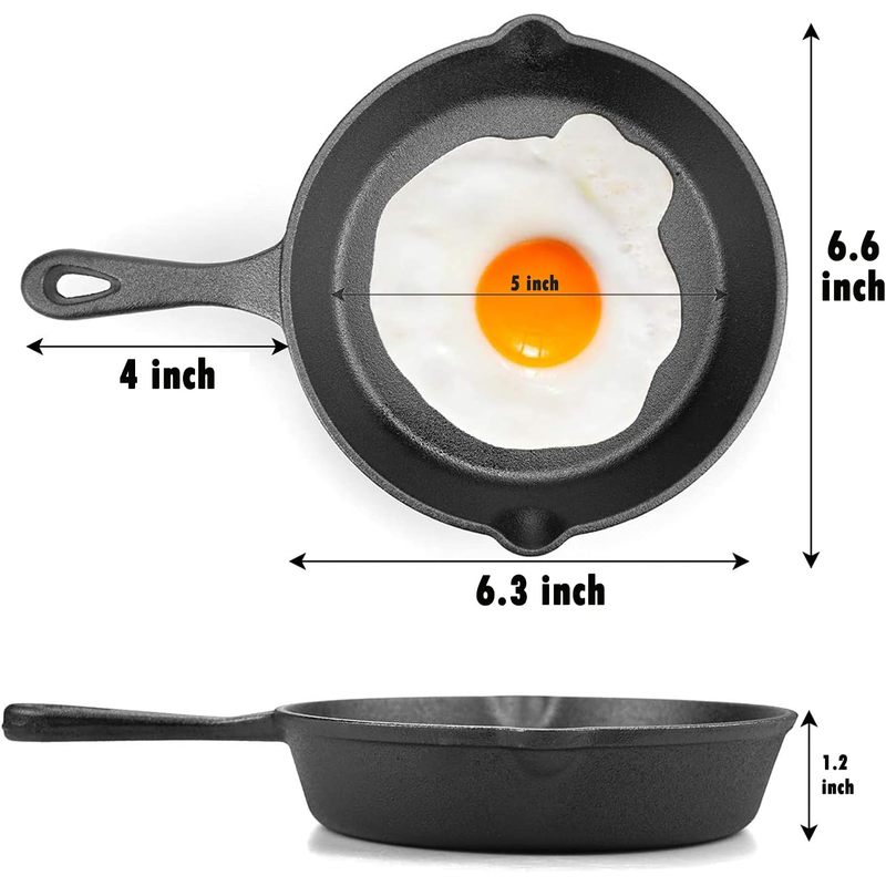 Panela de Ferro Fundido de 6 P - Camping Cooking Cast Iron avaliação e preço