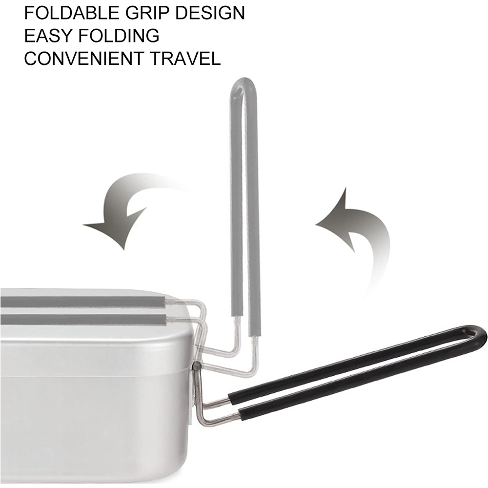 Lancheiras de alumínio 800ml,  - Camping Cooking Kit avaliação e preço