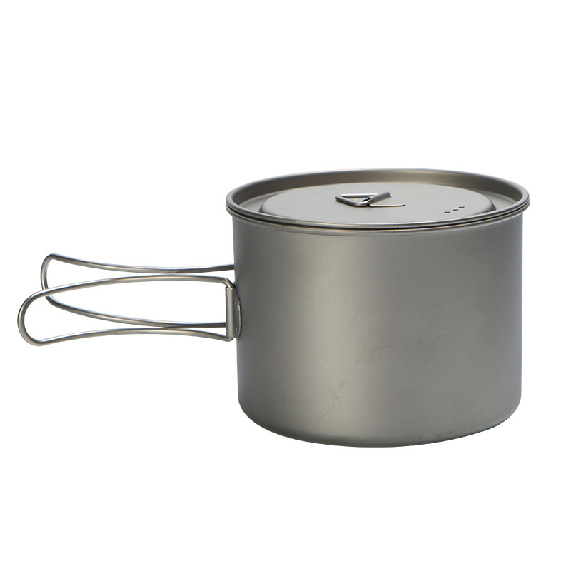 Panela de titânio com alça sus - Camping Cooking Pot avaliação e preço