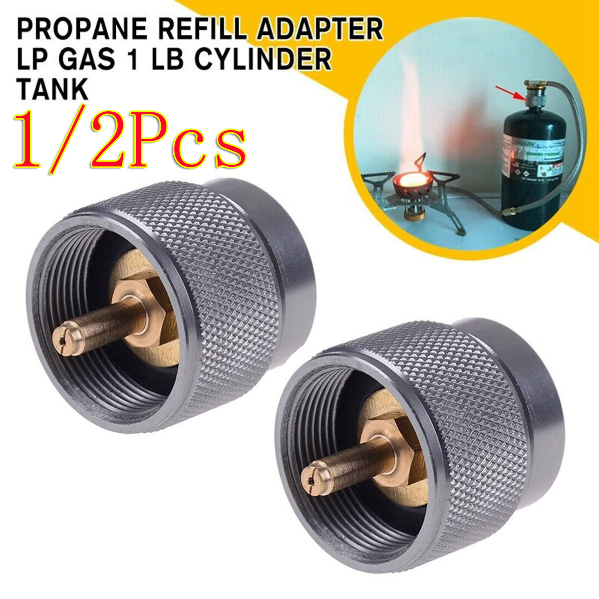 Adaptador de Recarga para Fogã - Camping Cooking Gas Canister avaliação e preço