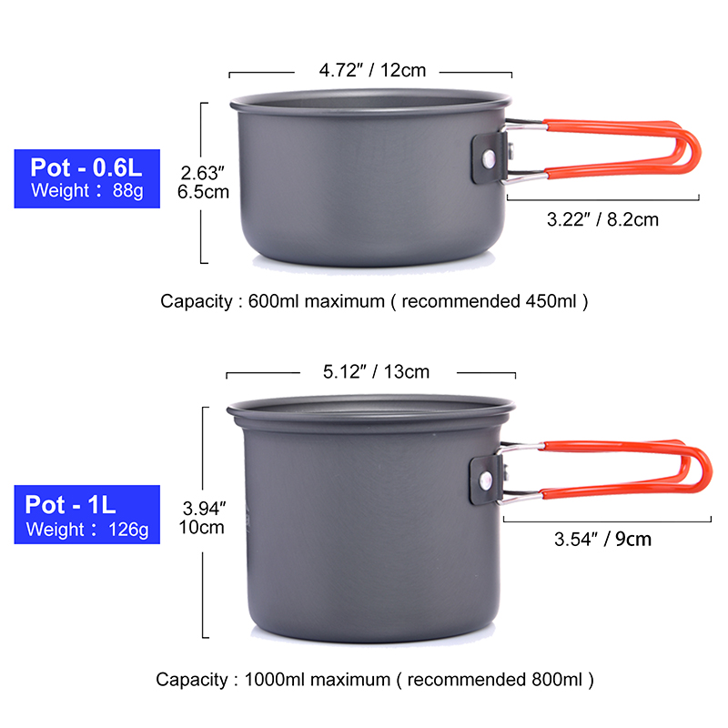 Widesea-Camping Conjunto Panel - Camping Cooking Full Set avaliação e preço