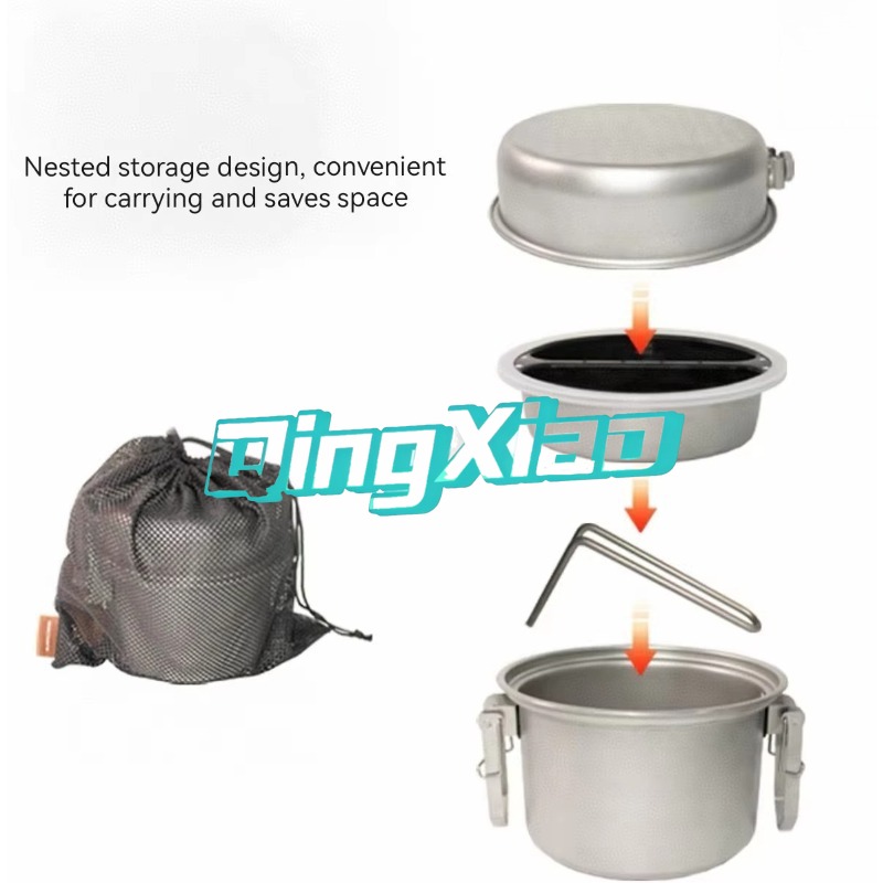 Panela Multifuncional de Aço I - Camping Cooking Pot avaliação e preço