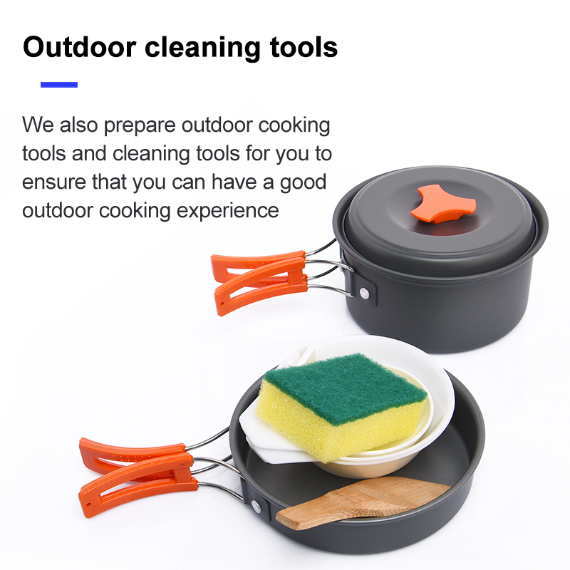 Widesea conjunto de panelas pa - Camping Cooking Ware Set avaliação e preço