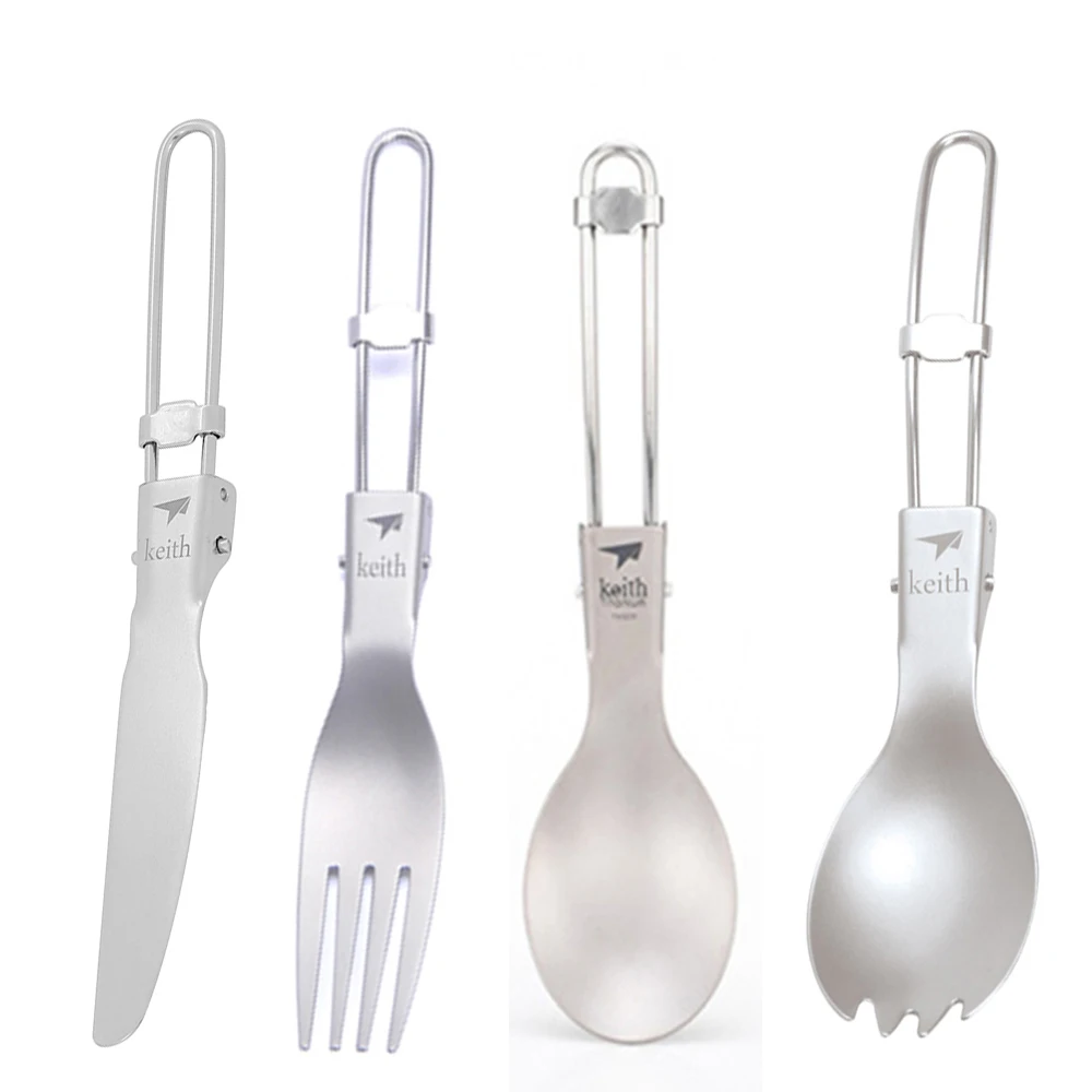 Keith colher dobrável de titân - Camping Cooking Full Set avaliação e preço