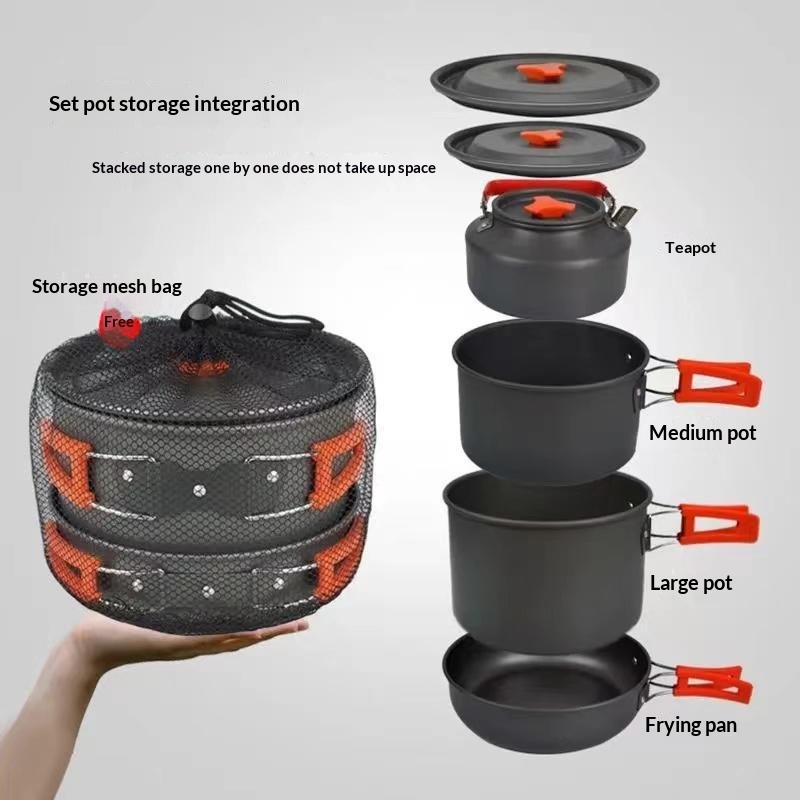 Kit de Utensílios de Cozinha P - Camping Cooking Ware Set avaliação e preço